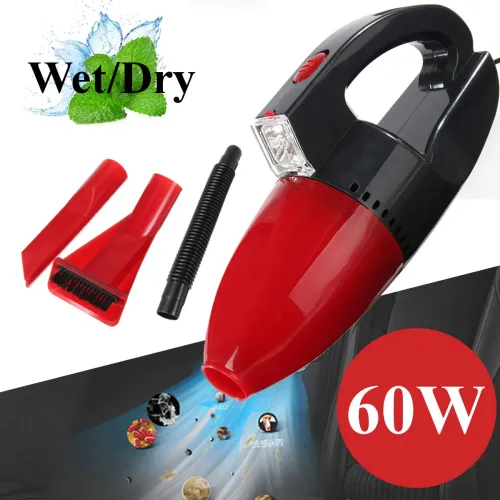 Автомобільний пилосос Vacuum cleaner 60w з ліхтарем - фото 3