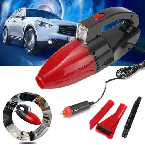 Автомобільний пилосос Vacuum cleaner 60w з ліхтарем - фото 4