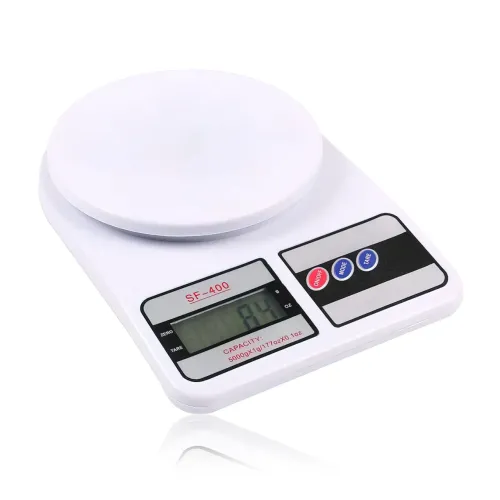 Электронные кухонные весы Kitchen Scale SF-400, до 5 кг, с индикатором низкого заряда, граммы и унции - фото 4