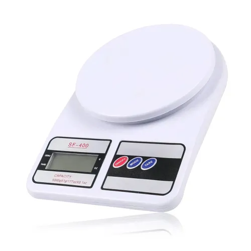Электронные кухонные весы Kitchen Scale SF-400, до 5 кг, с индикатором низкого заряда, граммы и унции - фото 5