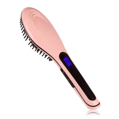 Гребінець-випрямляч FAST HAIR STRAIGHTENER, 29 Вт, до 230 градусів, турмалінове покриття, з дисплеєм - фото 2