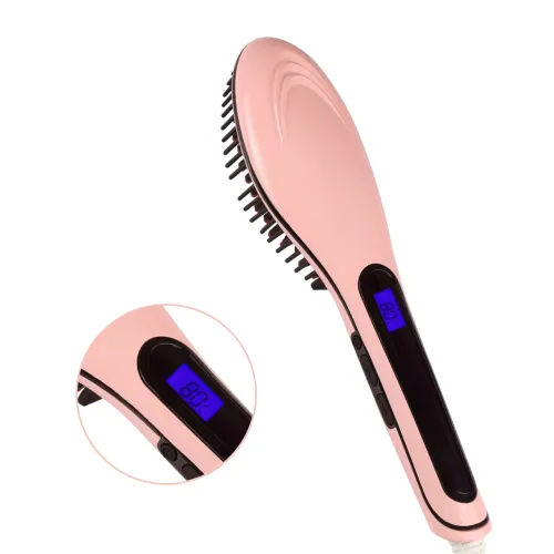 Гребінець-випрямляч FAST HAIR STRAIGHTENER, 29 Вт, до 230 градусів, турмалінове покриття, з дисплеєм - фото 3