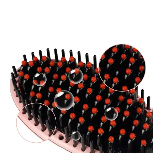 Гребінець-випрямляч FAST HAIR STRAIGHTENER, 29 Вт, до 230 градусів, турмалінове покриття, з дисплеєм - фото 8
