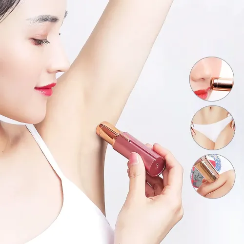 Эпилятор-триммер женский Flawless для лица, от батарейки АА, белый - фото 5