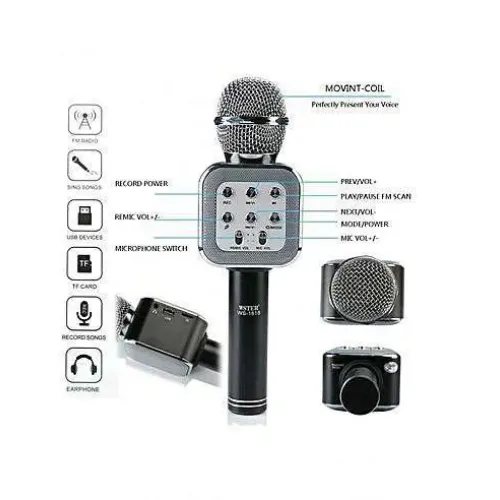 Безпровідний мікрофон караоке WSTER WS 1818 Bluetooth - фото 3