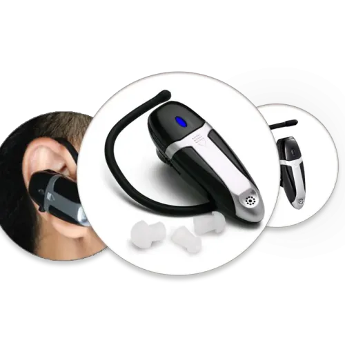 Слуховий апарат Ear Zoom, у вигляді Bluetooth гарнітури, чорний - фото 3