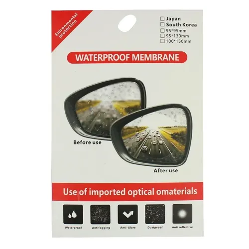 Плівка антидощ на бічні дзеркала Waterproof Membrane 95*95 - фото 5