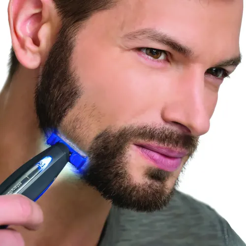 Триммер аккумуляторный Microtouch Solo для лица, 3 насадки, 500 мА/ч, от 1 до 5 мм - фото 4