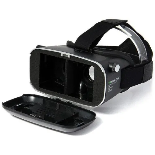 Шолом віртуальної реальності VR BOX Shinecon 6,0 3D з пультом, Чорний - фото 3