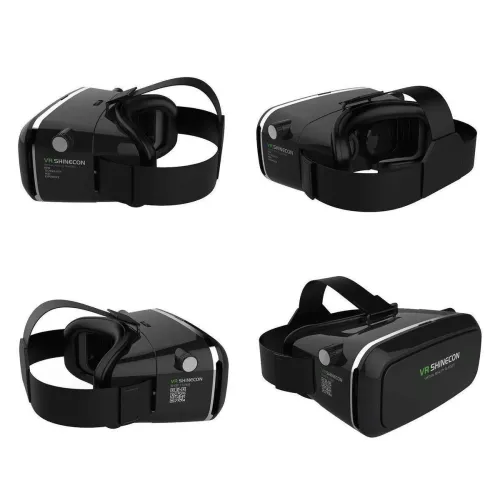 Шолом віртуальної реальності VR BOX Shinecon 6,0 3D з пультом, Чорний - фото 5