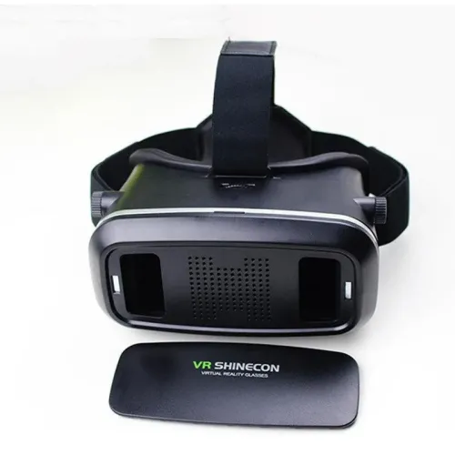 Шолом віртуальної реальності VR BOX Shinecon 6,0 3D з пультом, Чорний - фото 6