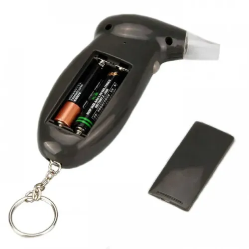 Карманный цифровой Alcohol Tester алкотестер с LCD Digital Breath, Черный - фото 2