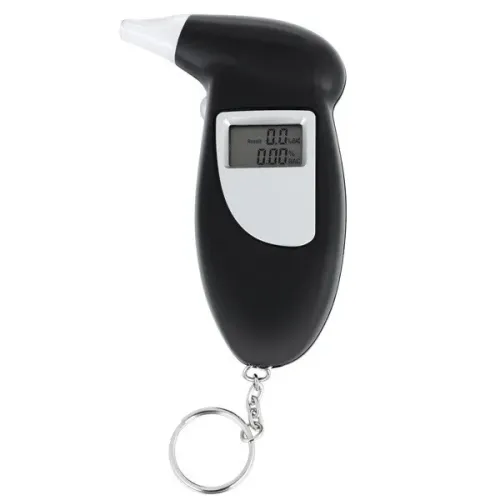 Карманный цифровой Alcohol Tester алкотестер с LCD Digital Breath, Черный - фото 3