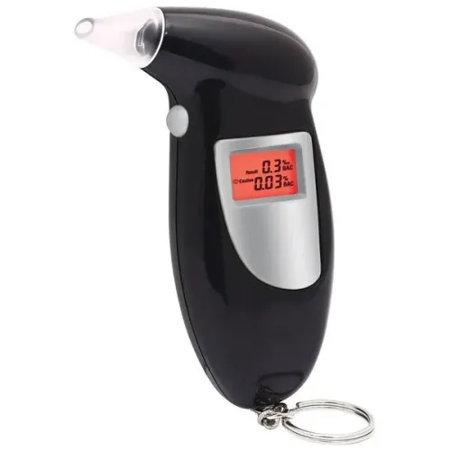 Карманный цифровой Alcohol Tester алкотестер с LCD Digital Breath, Черный - фото 6