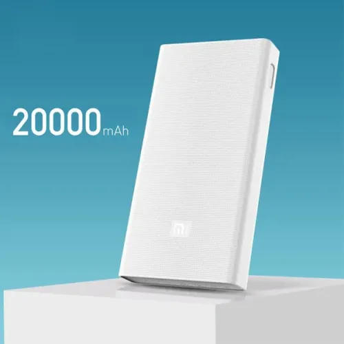 Внешний портативный аккумулятор Xiaomi 20000 mAh, 2 USB, белый - фото 5