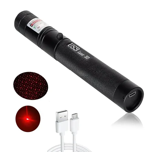 Лазерная указка Laser 303 с ключами, 1000 мВт, 532 нм, металлический корпус, зеленая - фото 2