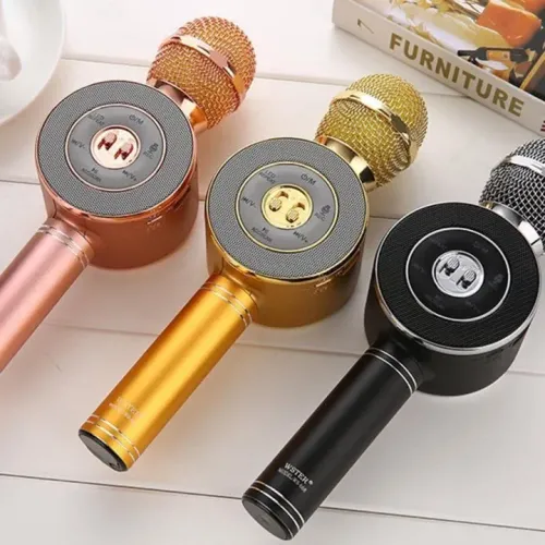 Безпровідний мікрофон караоке з колонкою WSTER WS 668 Bluetooth