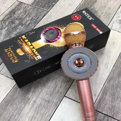 Безпровідний мікрофон караоке з колонкою WSTER WS 668 Bluetooth - фото 2