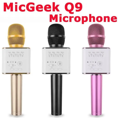 Безпровідний мікрофон караоке MICGEEK q9 з чохлом 2600 mAh - фото 4