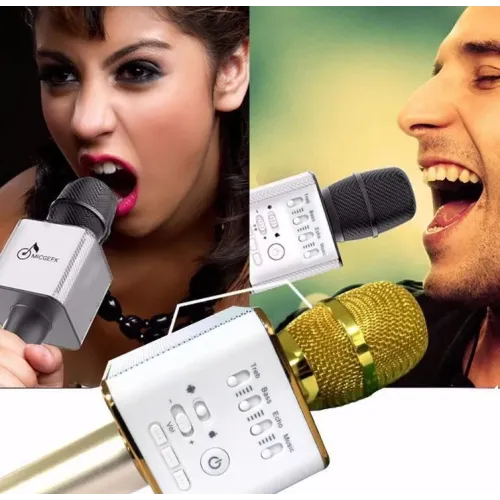 Безпровідний мікрофон караоке MICGEEK q9 з чохлом 2600 mAh - фото 7
