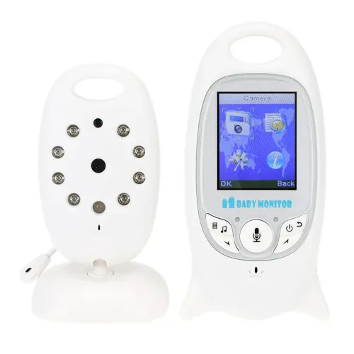Відеоняня Baby Monitor VB601 портативний дисплей, вимірювання температури та шуму - фото 3