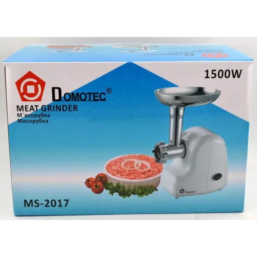 Електром'ясорубка Domotec, насадка для ковбаси, 1500 Вт, MS 2017 - фото 4