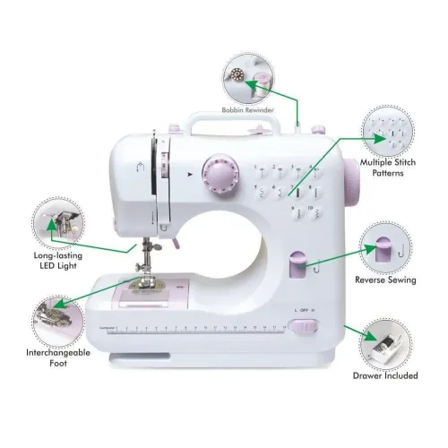 Швейная машинка SEWING MACHINE 505, 8 типов строчек - фото 4