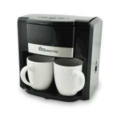 Кавоварка Domotec MS-0708 на две чашки, краплинна, з чашки в комплекті, 0.3 л, 500 Вт