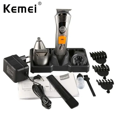 Триммер для стрижки волос Kemei 5580, 7 в 1.  электробритва машинка KM580A - фото 2