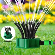 Спринклерный ороситель Sprinklers 360, распылитель для газона до 35 кв. метров, 12 насадок