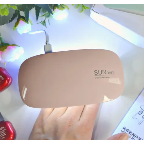 Портативная Гибридная LED лампа для ногтей SUN MINI  6 Вт, складная - фото 6