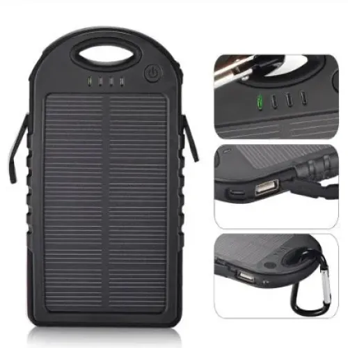 Портативное зарядное устройство Solar Charger Power Bank 12000 mAh - фото 3