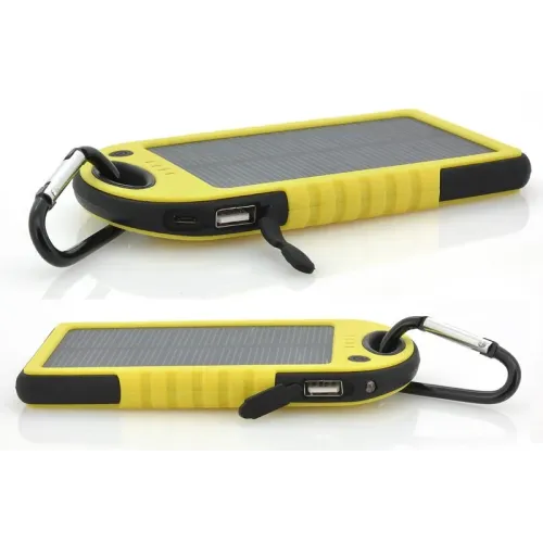 Портативное зарядное устройство Solar Charger Power Bank 12000 mAh - фото 4