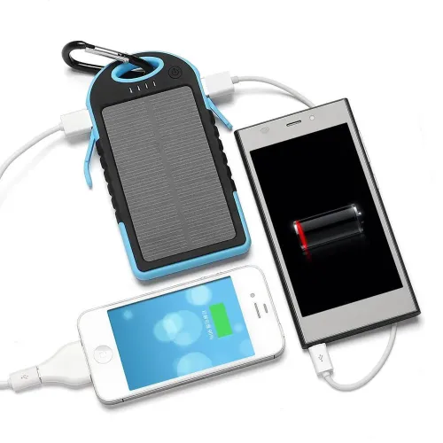 Портативное зарядное устройство Solar Charger Power Bank 12000 mAh - фото 6