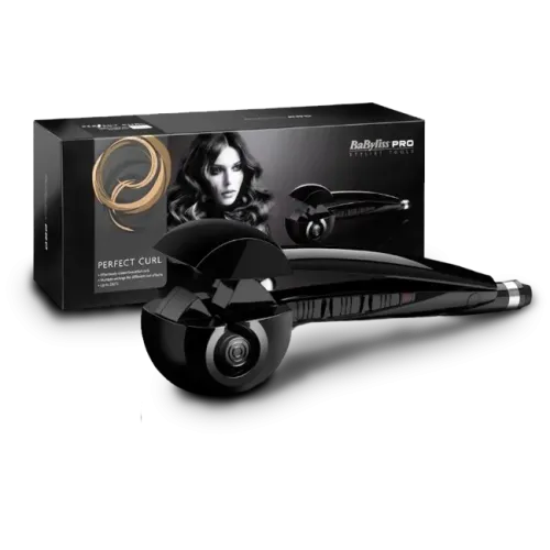 Автоматична плойка для волосся Babyliss pro Perfect Curl, чорний - фото 3