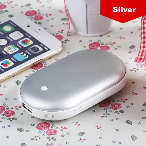 Портативний зарядний з підігрівом рук Power bank heater 5200 mAh - фото 4