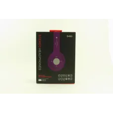 Наушники беспроводные bluetooth S460 фиолетовые