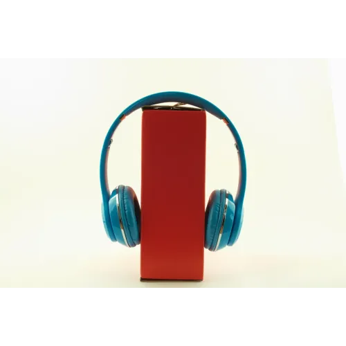Наушники беспроводные bluetooth S460 голубые - фото 2