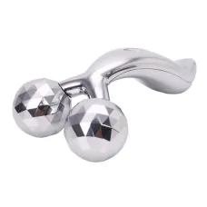 Роликовый лифтинг массажер для лица и тела 3D Massager Venko, серебро
