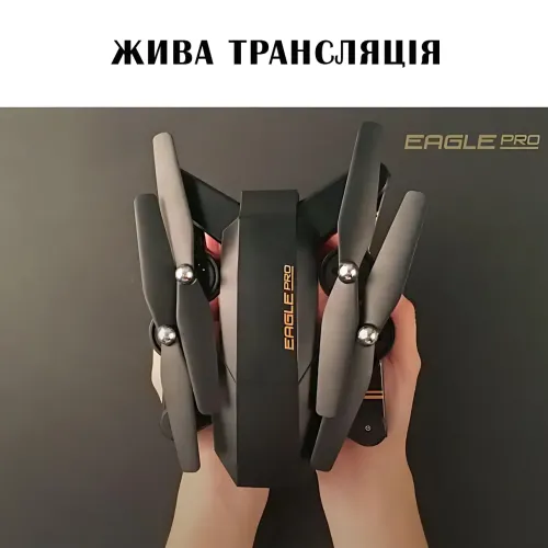 Складной квадрокоптер Drone S9 PHANTOM Pro с WiFi и HD-камерой 720P, черный - фото 3