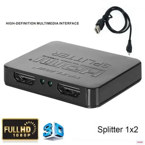 HDMI на 2 HDMI сплиттер, разветвитель, коммутатор - фото 2