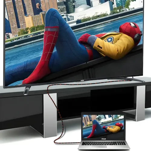 Кабель HDMI-HDMI Pro vision, 10 метров, 1080 р, версия 1.4, с фильтрами и защитным переплетом - фото 9