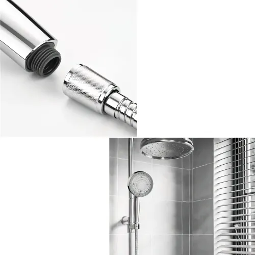 Насадка-лійка для душу LED SHOWER з підсвіткою, 7 кольорів, без батарейок, 9 л/хв - фото 4
