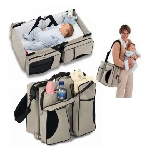 Багатофункціональна сумка — дитяче ліжко Ganen Baby Bed Travel - фото 2