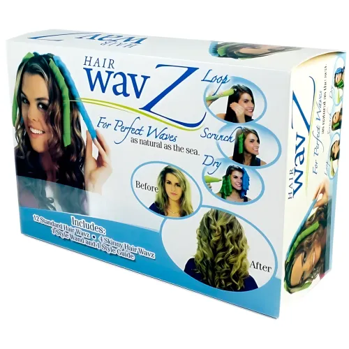 Бигуди Hair Wavz (удлиненные) – мягкие спиральные локоны без вреда, 16 шт. (55 см + 35 см) + крючок - фото 8