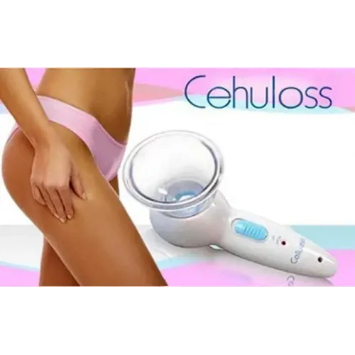 Вакуумный массажер Cehuloss beauty server (Целюллос) с 2 насадками - фото 4