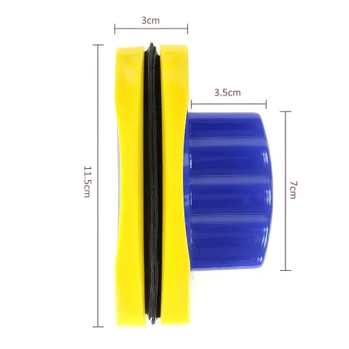Магнитная щетка для мытья окон Double Faced Glass, для окон до 6 мм, с шнурком безопасности - фото 7