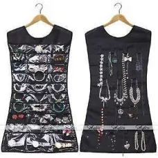 Двусторонний органайзер для хранения украшений Hanging Jewelry Organizer