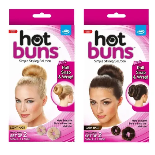 Валики для волос Hot Buns Хот Банс - для объемных причесок - фото 4