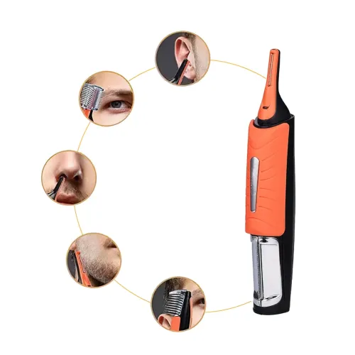 Триммер Micro Touch X-TRIM, 4 насадки, для носа, ушей, бороды, от батарейки ААА - фото 2